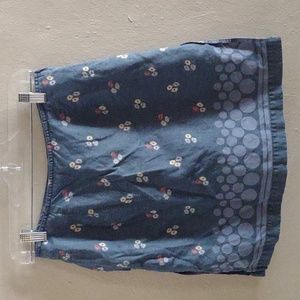 Vintage 90's‎ Liz Claiborne Lizwear jeans floral skort 10P